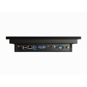 Front Bezel Capacitive Embedded Touch Panel PC / Fanless Industrial Computer