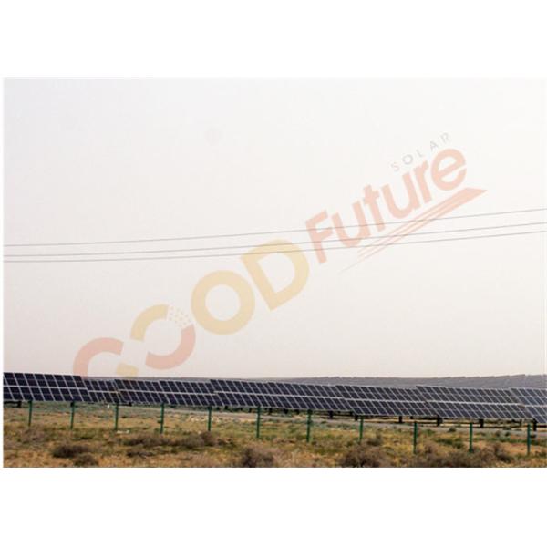 Single Axis Smart Solar Tracking System 50m/S Max 90 Modules Per Tracker