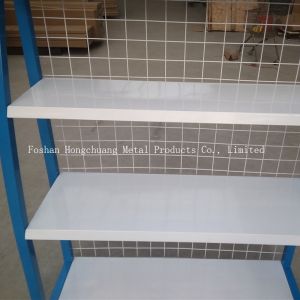 Modernization Style H850mm Car Accessories Display Rack With Blue