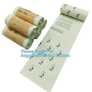 Compostable Recycle Biodegradable Food waste bag/disposable plastic garbage bag,