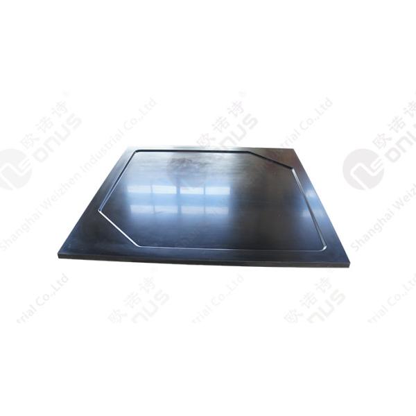 Resist Heat Epoxy Resin Laboratory Worktops , Black Glare Surfaces