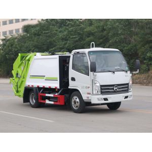 Buy cheap 4 Cubic Compression Garbage Truck With Box Structure product