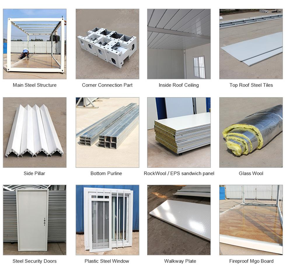 Detachable Prefabricated Container Houses For Sale, Suitable For Hospitals, Schools And Construction Sites