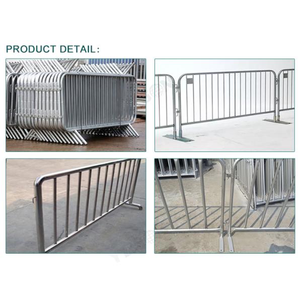 Australia Standard Crowd Control Barriers 25mm tubing for concert
