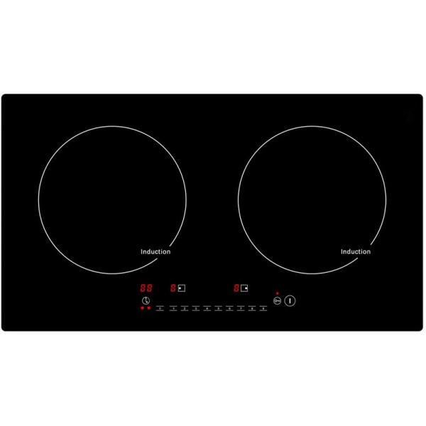 EMC 3100W 2 Zone Two Plate Slim Depth Induction Hob