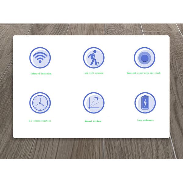 2024 Hot New Foldable Freight Saving Preferred Smart Sports Trash Can