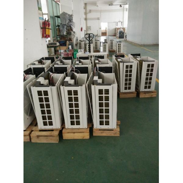 8kw Low Temperature EVI Domestic Air Source Heat Pump Grey Color Galvanized Shell