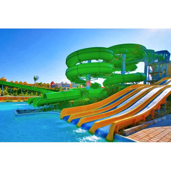 Swimming Pool Accessories Water Play Kids Fiberglass Tube Spiral Water Slide