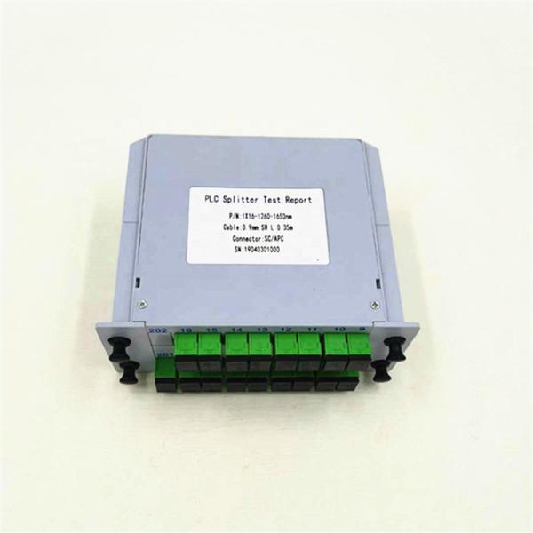 fiber optic plc splitter ABS box 1x4 1x8 1x16 fiber optic plc splitter