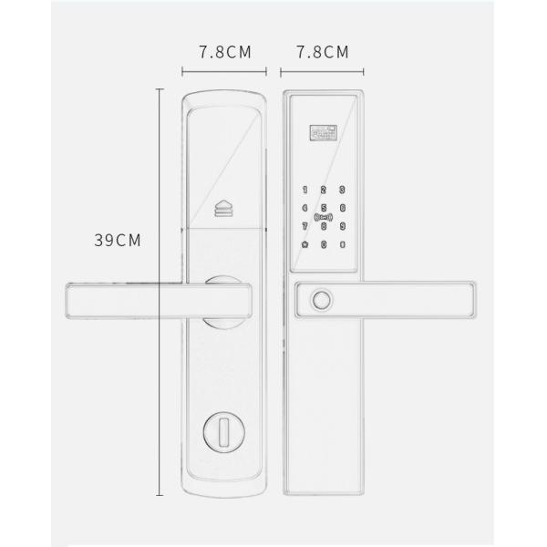 Exterior Interior Selockey Aluminum Sliding Pull Door Lock