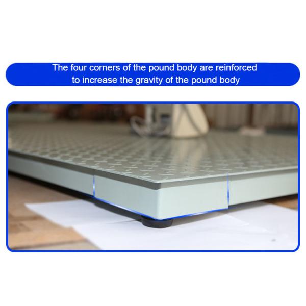 LED Digital Display 1 Ton Cattle Livestock Weight Scales with Cage Stable Performance Heavy Duty Industrial Floor Scale