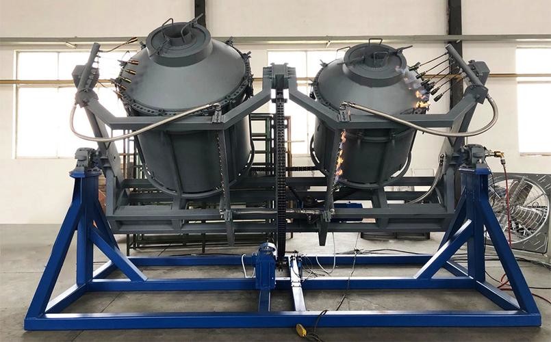 Buy cheap High Capacity Electric Adjustable Rock And Roll Rotational Moulding Machine product