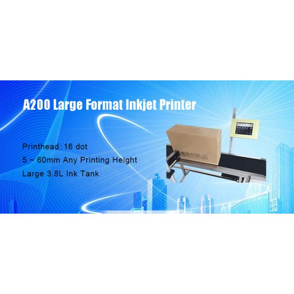 A100 Plastic Bag Inkjet Printer For Industrial Marking With 7 DOTS Printhead