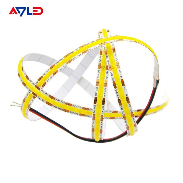Warm/Nature/Cool White 320LEDS/M DC5V COB LED Strip Linear Ribbon High Density