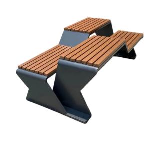 Buy cheap Begonia Wood Galvanized Metal Outdoor Bench WPC 3 Seater Metal Garden Bench product
