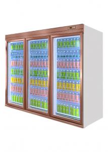 China Factory Price Air Cooling Milk Drink Display Chiller For Retail Store on sale