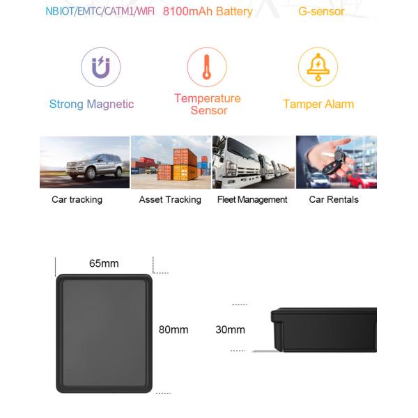 Kingwo NT07E CAT M1 NB1 LTE GPS Tracker Long Standby Strong Magnet GPS GPRS GSM Asset tracker