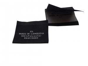 Buy cheap Accessories Damask Clothing Label Tags , Custom Made Apparel Garment Woven Label product