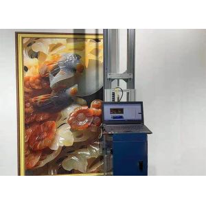 Flatbed DX-7 EPSON 3D Wall Printing Machine CMYK Ink