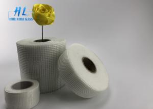 Buy cheap 45mm * 90m White Color Self Adhesive Drywall Tape , Adhesive Fiberglass Mesh Tape product