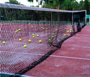 Buy cheap 12.8*1.08m Portable Beach Tennis Net HDPE Tennis Rebound Practice Nets tennis practice net product