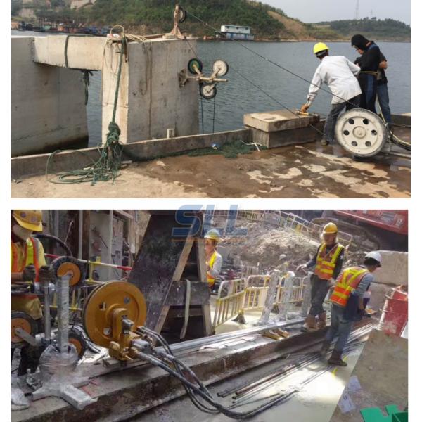 Flywheel Hydraulic Wire Saw Machine Wireless Remote Control Type Combination