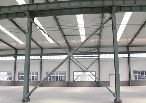 Large Span Prefabricated Steel Frame Buildings for Warehouses