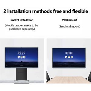 86 Inch Touch Screen Electronic Interactive Whiteboard Android Lcd Digital
