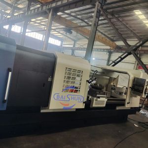 Buy cheap CNC Double Chuck Threading Lathe QK1325 for Pipe Machining product