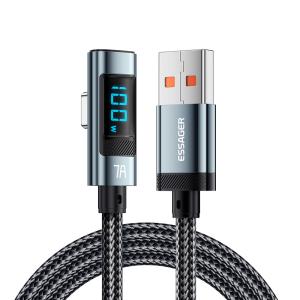 Buy cheap ESSAGER ES-X47 Series USB A To C Cable 1m Short 2m Long 100W product
