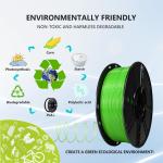 Yellow Green 3D Printer Filament Toughness Enhanced Customized Request PLA