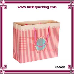 China Customized Logo OEM Designed Rope Handle Paper Bag for shopping on sale