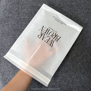 Foods Translucent Biodegradable Wax Paper Bags With Adhesive Strip Gusset