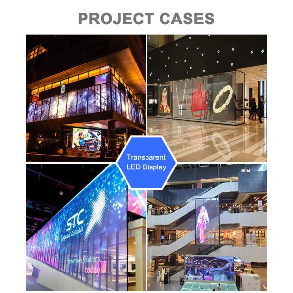 SMD1921 LED Transparent Display Screen P3.91 High Definition Viewing