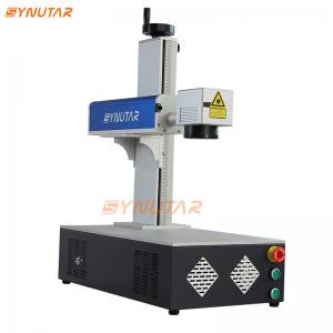 China Desktop Type Fiber Laser Marking Machine 30W Portable Fiber Laser Engraver on sale