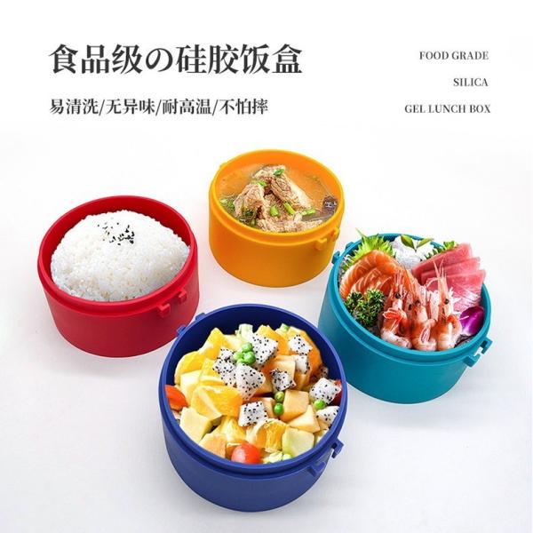 Double Layer Bento Lunch Box LeakProof Stackable Lunch Containers For Adults Kids Meal Prep Food Storage Containers