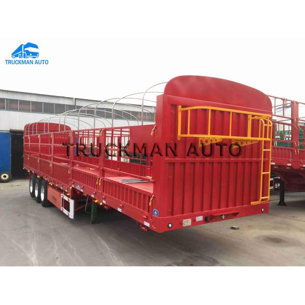 Q345 Mn Semi Trailer Truck , Semi Storage Trailers Transporting Cargo And Containers
