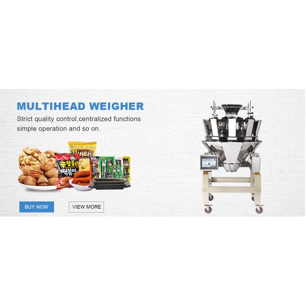 Automatic Food Snack 10 / 14 Heads Weigher For Chips Grain Packing