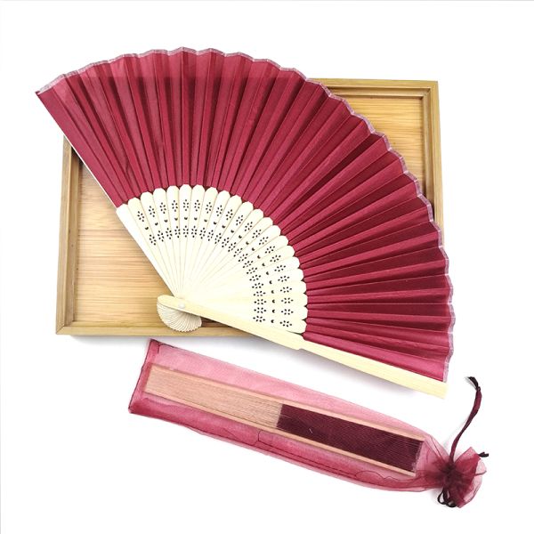Customized Logo Bamboo Folding Hand Fan Leopard Print Pattern Sublimation Technique for Wedding Dancing Clack Bamboo Crafts