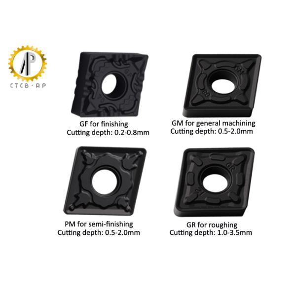 Steel Roughing Maching Tungsten Carbide Inserts , Carbide Insert Cutting Tools