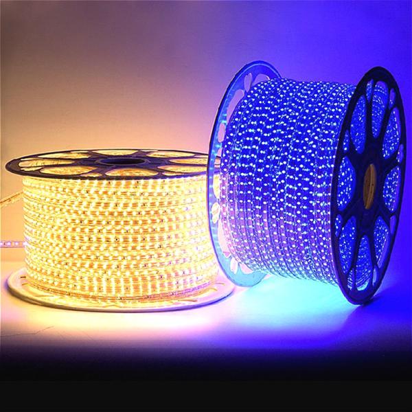 100m RGB Strip Light for Landscape Waterproof Warm White LED WiFi Remote Control DMX Compatible