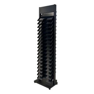 China Freestanding Tower Stone Display Stand 400 X 300mm With Shelves on sale