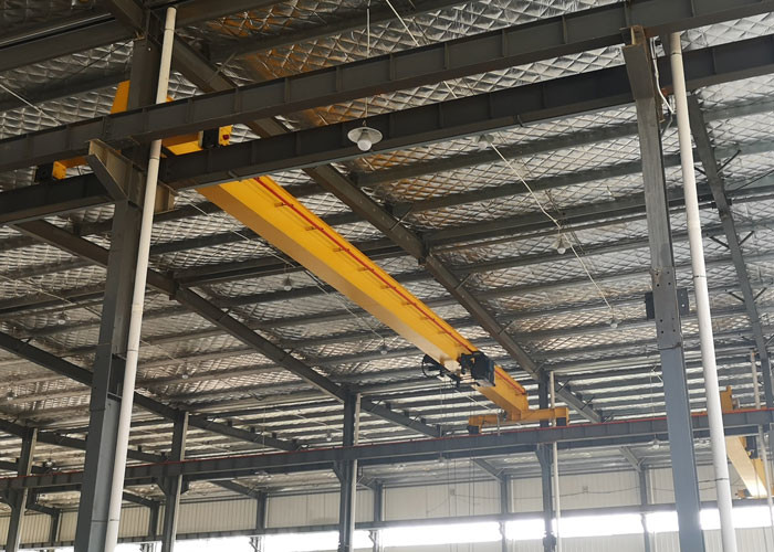 Buy cheap Single girder overhead travelling crane with wire rope electric hoists product