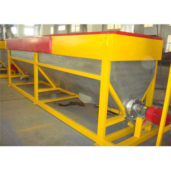 Pp Pe Film PET Recycling Line Saving Water , Plastic Washing And Drying Machine