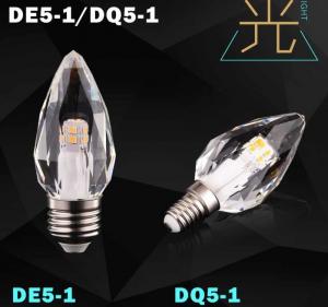 Buy cheap LED Candle Lamp led bulb led light E27 E14 crystal material product