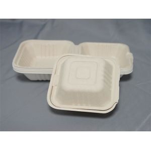 Buy cheap 6&quot; Hamburger Biodegradable Sugarcane Plates Restaurants product