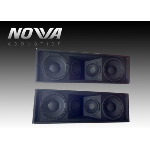 Line Array Pro Audio Equipment For Event And Outdoor Shows , Black Color
