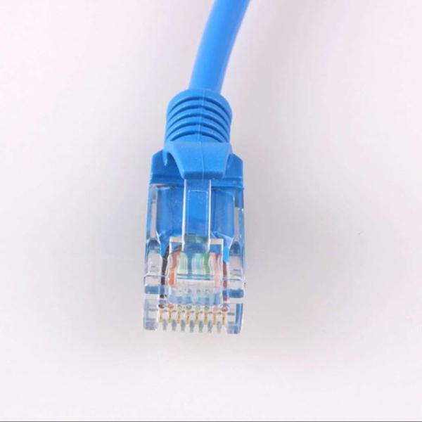 Various Lengths RJ45 To RJ45 UTP 24AWG Cat6 Patch Cord 4 Pairs 8P8C