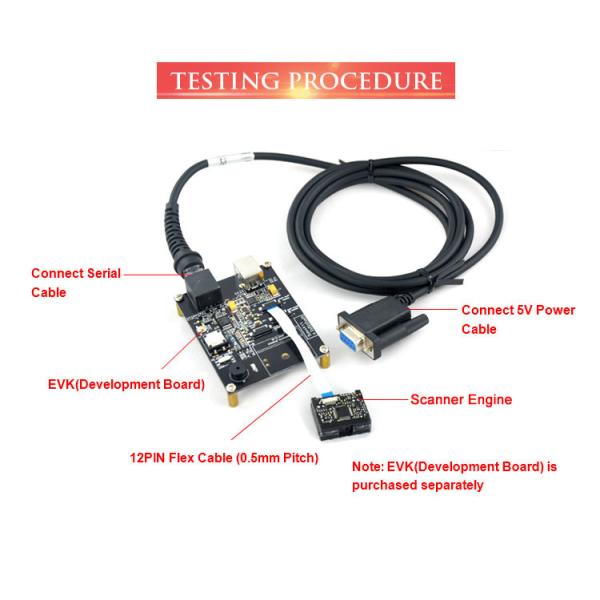 High Sensitive Red Light Barcode Scanner Module Fast Reading For Handheld PDA