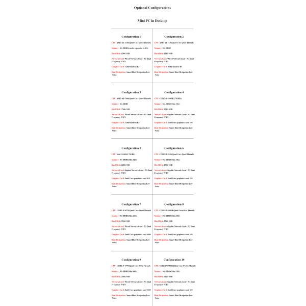 Factory price New Design Industrial Computer 4K Display Core I3 I5 I7 OPS Mini PC for Whiteboard Education Office Industrial